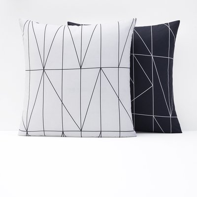 Shapes Geometric 100% Cotton Pillowcase SO'HOME