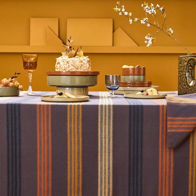 Chemin de table pur coton Mille bambous GARNIER THIEBAUT