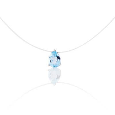 Collier en or 375 et topaze CLEOR