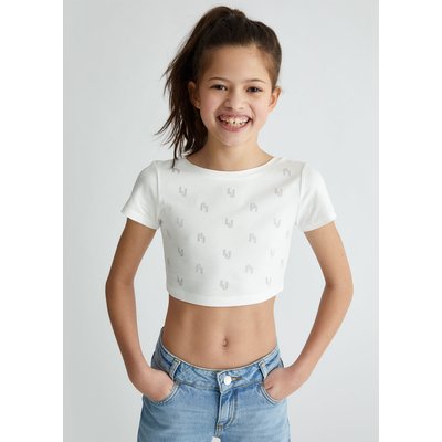 T-shirt avec logo et strass LIU JO