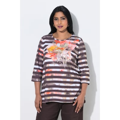 T-shirt en coton Pima rayé ULLA POPKEN