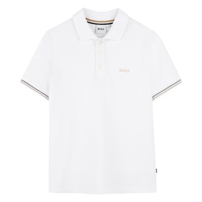Polo avec rayures tricolores BOSS KIDSWEAR