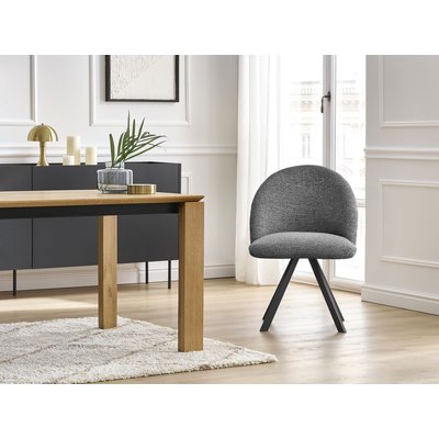 Lot de 4 chaises tissu chiné, LALIE BOBOCHIC