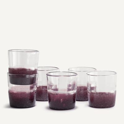 Lot de 6 verres à eau, Sila AM.PM