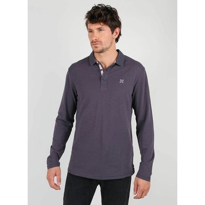 Poloshirt, uni, lange Ärmel OXBOW