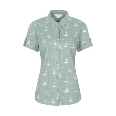 Chemisier manches courtes motif/style voilier COCONUT MOUNTAIN WAREHOUSE
