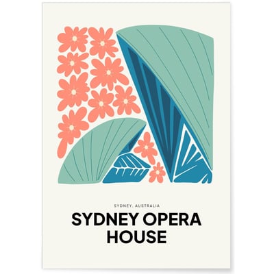 Affiche Sydney Opéra L'AFFICHERIE