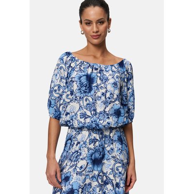 Carmenbluse à l'imprimé floral ZERO