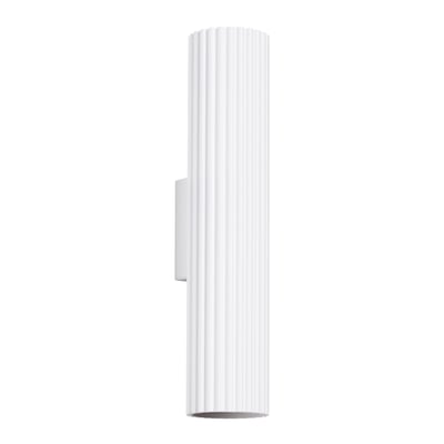 Applique Aluminium Blanc GU10 2 Karbon 30 EDEN