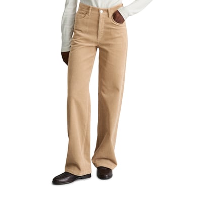 Pantalon en velours côtelé modèle Tomma wide en coton bio extensible MARC O’POLO DENIM