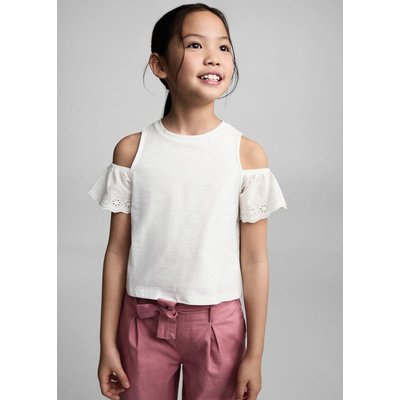 Pantalon lin ceinture MANGO KIDS