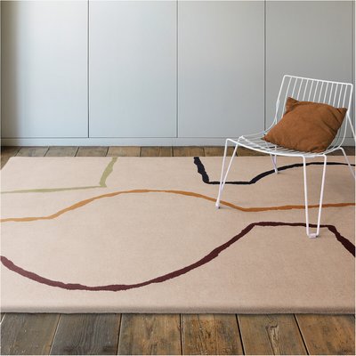 Bold Outline Shapes Rug in 100% Wool SO'HOME