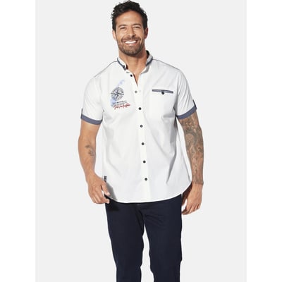 Chemise D'été Oversize Homme - Coupe Ample, Manches Courtes, Unie - Tenue Décontractée Grande Taille