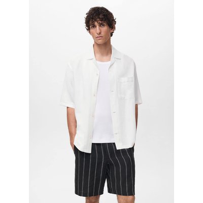 Chemise regular-fit lin mélangé MANGO MAN