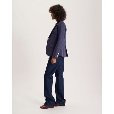 Veste tailleur Nicoletta en lin et coton - Ines de la Fressange Paris INES DE LA FRESSANGE PARIS