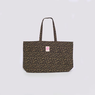 Totebag zippé motif léopard GRAIN DE MALICE