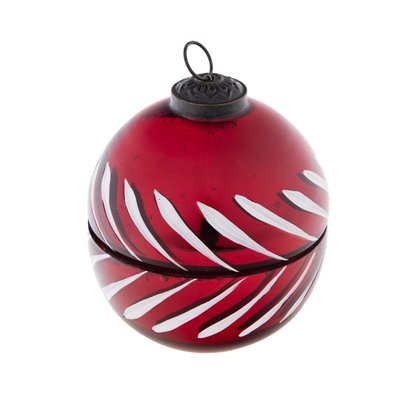 Bougie boule de Noël   8 cm AMADEUS