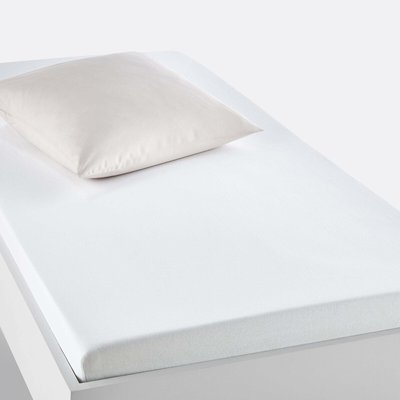 Scenario Plain 100% Organic Cotton Jersey Fitted Sheet LA REDOUTE INTERIEURS
