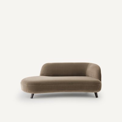 Bank Dormeuse in fluweel, Rosebury design E.Gallina AM.PM