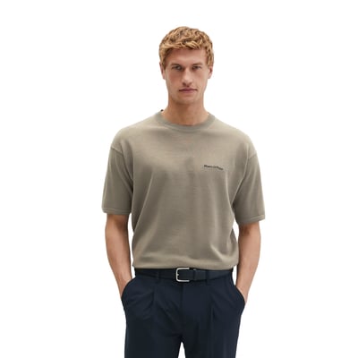 T-shirt en maille fine DFB Travel Collection en pur coton bio MARC O'POLO