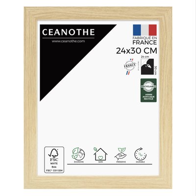 Cadre Photo Design 24x30 Cm Marron Bois Reconstitué Fsc ETERNEL CEANOTHE
