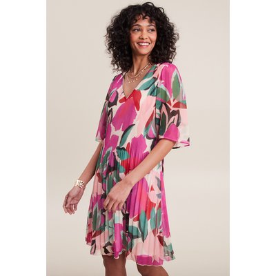 Robe évasée plissée BREAL