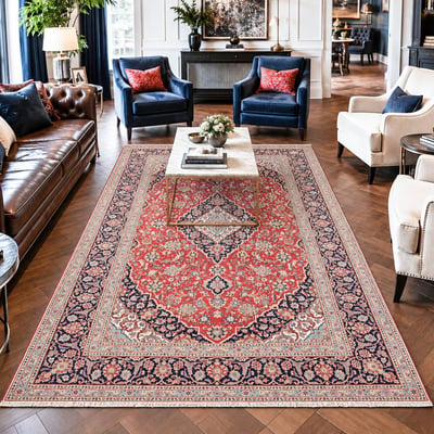 Tapis d'orient au motif oriental, noué main en laine, ARDAKAN 6 UN AMOUR DE TAPIS
