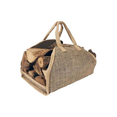 Sac à bûches en toile de jute renforcée AUBRY GASPARD