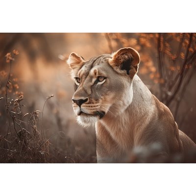 Tableau mural photo de lionne CEANOTHE