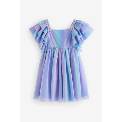 Robe de soirée avec manches à volants NEXT