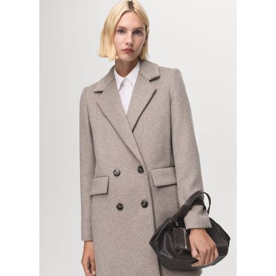 Manteau en laine à double boutonnage MANGO