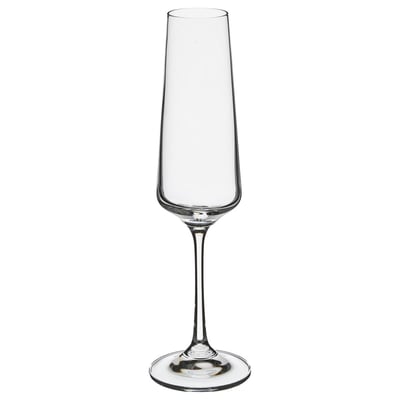 Lot de 6 flûtes à champagne en verre cristallin 16 cl SELENGA SECRET DE GOURMET