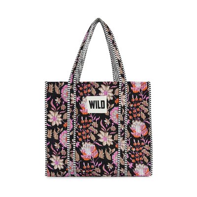 Sac cabas coton matelassé imprimé BAUTISTA WILD