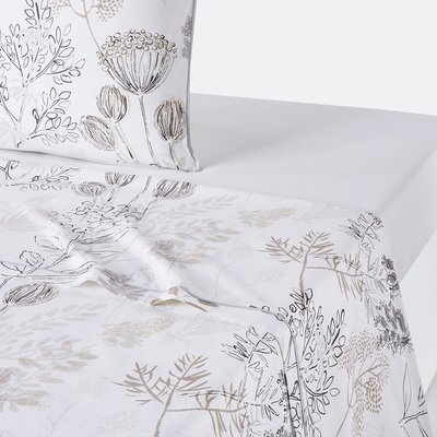 Drap plat coton, Romarin LA REDOUTE INTERIEURS