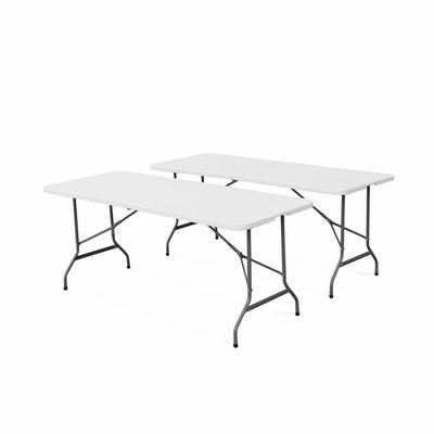 Table de réception pliante plastique (lot de 2) 2 TABLES FIESTA SWEEEK