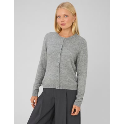 Gilet col rond boutonné BZB