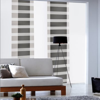 Panneau japonais jour nuit anthracite MADECOSTORE