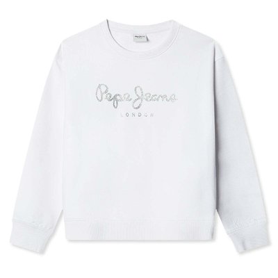Sweat-Shirt À Col Rond Avec Logo PEPE JEANS