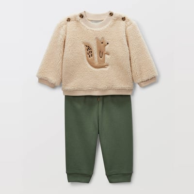 Ensemble sweat en sherpa et legging BOUT'CHOU