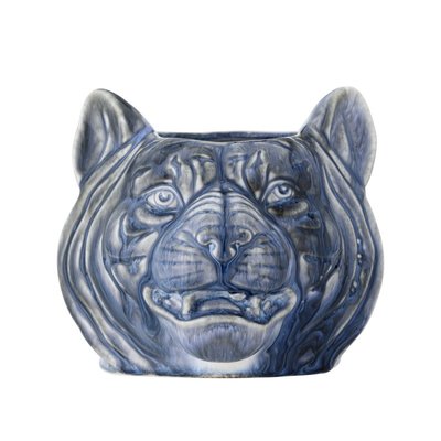 Cache-pot grès tête animal  ABNER BLOOMINGVILLE