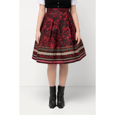 Jupe, coupe évasée, motif floral Jacquard ULLA POPKEN