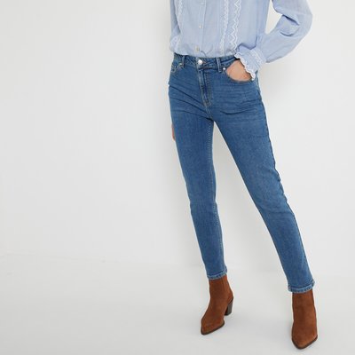 Jean couleur femme taille haute online
