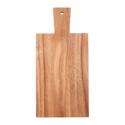 37cm Rectangular Paddle Chopping Board with Pink Edge SO'HOME