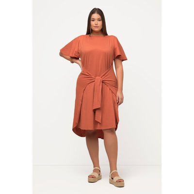 Robe midi en coton bio. Décolleté bateau ULLA POPKEN