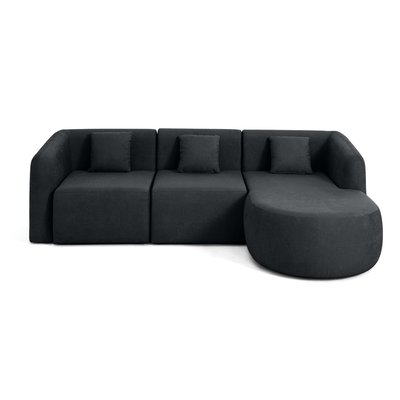Canapé d'Angle droit en Tissu 4 places - IKARE LISA DESIGN