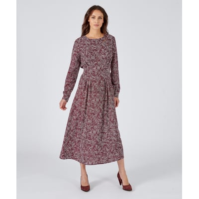 Robe imprimée à manches longues DAMART