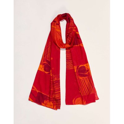 Grand foulard rectangulaire imprimé GRIMM LA FIANCÉE