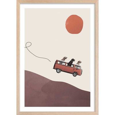 Affiche enfant aventurier HEXOA