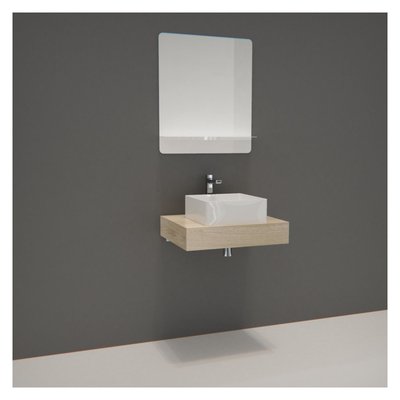 Meuble simple +vasque +miroir WILL MOB IN