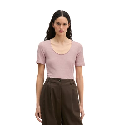 T-shirt coupe classique en jersey slub MARC O'POLO